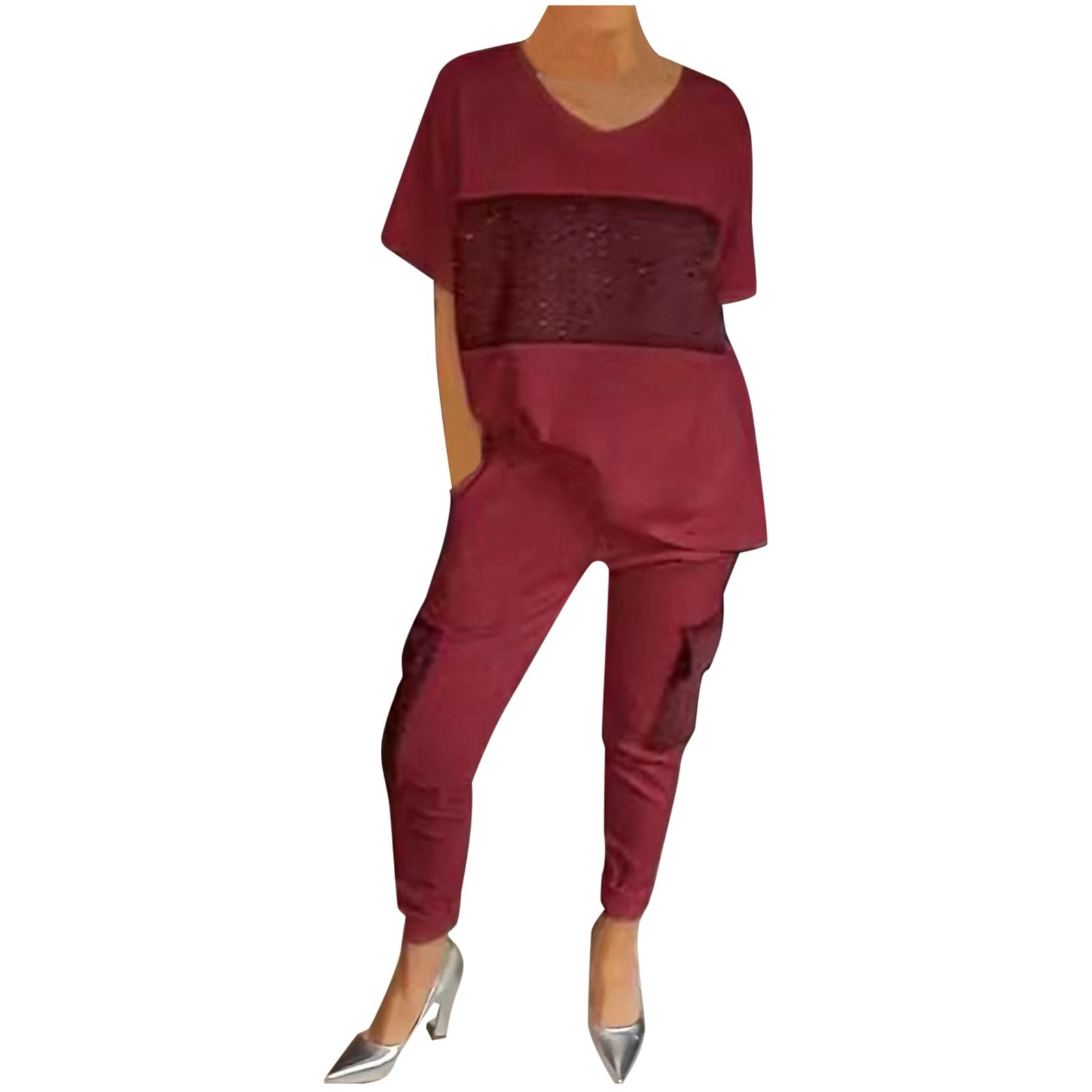 ASFGIMUJ Fall Outfits for Women 2024 Sequin Casual Summer Style Casual