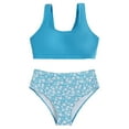 thumbnail image 1 of ASFGIMUJ Floral Lightweight Swimsuit Sets (Girl's), 1 of 3