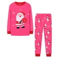 thumbnail image 1 of ASFGIMUJ Kids Christmas Pajamas Cotton Long Sleeve Matching Holiday Pjs Set Toddler Boys Girls Kids Xmas Jammies, 1 of 2