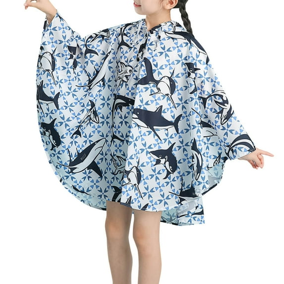 ASFGIMUJ Kids Rain Jacket Toddler Girls Boys Rain Coat Rain Suit,Size L