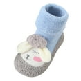 thumbnail image 1 of ASFGIMUJ Kids Shoes Girls Size 0 Months-6 Months Home Slippers Cute Warm House Slippers Lined Winter Indoor Toddler Sneakers, 1 of 4