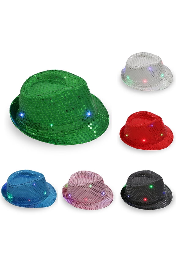 LED Light Baseball Cap Adjustable Casual Hat for Night Events Parties Outdoor Activities and Daily Wear