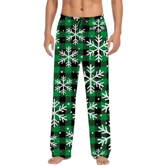 ASFGIMUJ Mens Christmas Pajama Pants Sleepwear Lounge Pajama Bottoms Christmas Casual Pants With Drawstring And Pockets