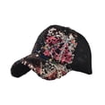 thumbnail image 1 of ASFGIMUJ New Sequined Over Ponytail Hat Sunscreen Baseball Cap For Women, 1 of 7