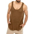 thumbnail image 1 of ASFGIMUJ See Through Sleeveless Tank Tops For Men Casual Unique Workout Outdoor T Shirts Gym Muscle Shirts, 1 of 6