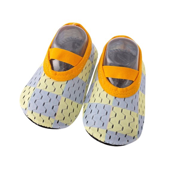 ASFGIMUJ Shoes For Girls Size 18 Months-24 Months Spring Summer Flat Bottom Lightweight On Hollow Breathable Elastic Band Comfortable Girls' Sneakers