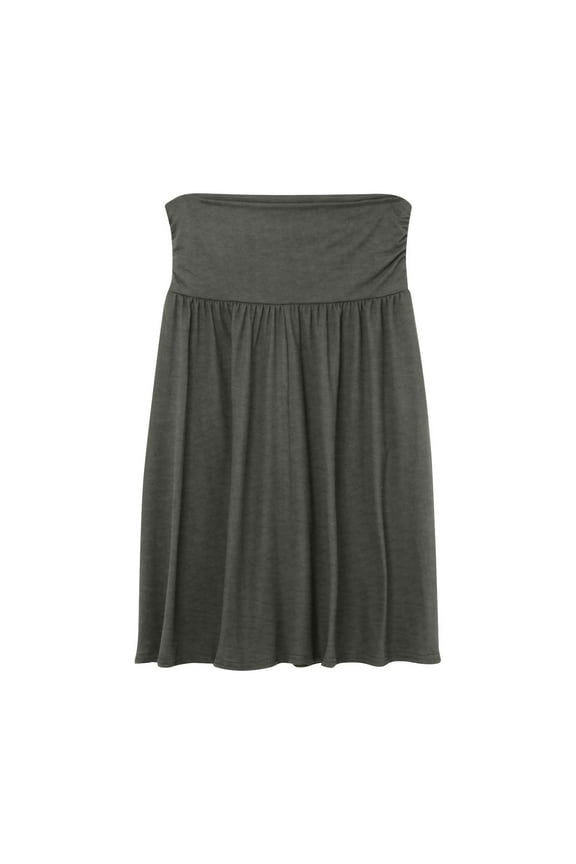 Simlu Skirts For Women Regular And Plus Size Skirt With Pockets Below The Knee Length Ruched Flowy Midi Skirt
