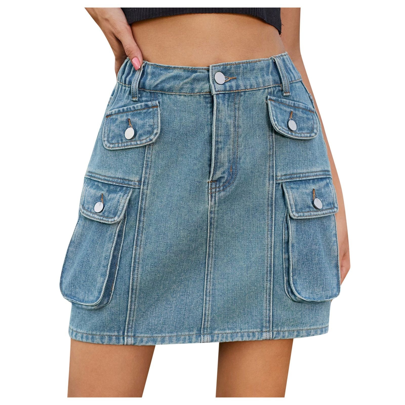 Denim skirt for shops work