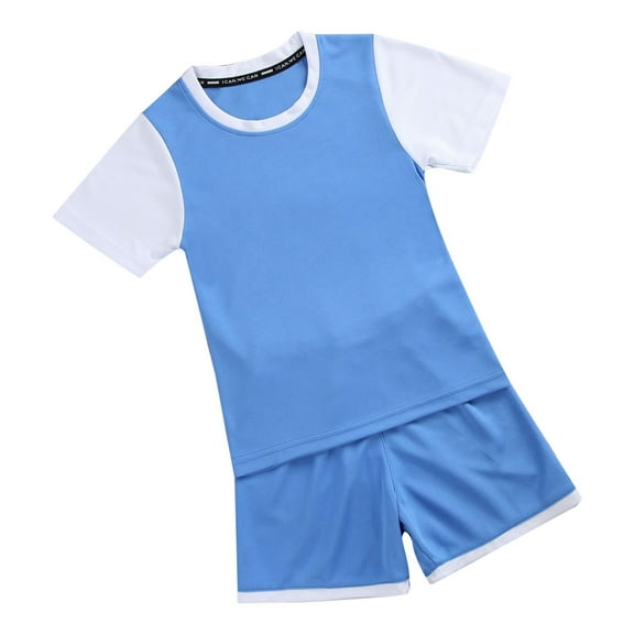 ASFGIMUJ Toddler 2 Piece Outfits Unisex Spring Summer Print Short Sleeve Sports Basketball Suit Tshirt Shorts Baby Boys Activewear Summer Clothing Sets