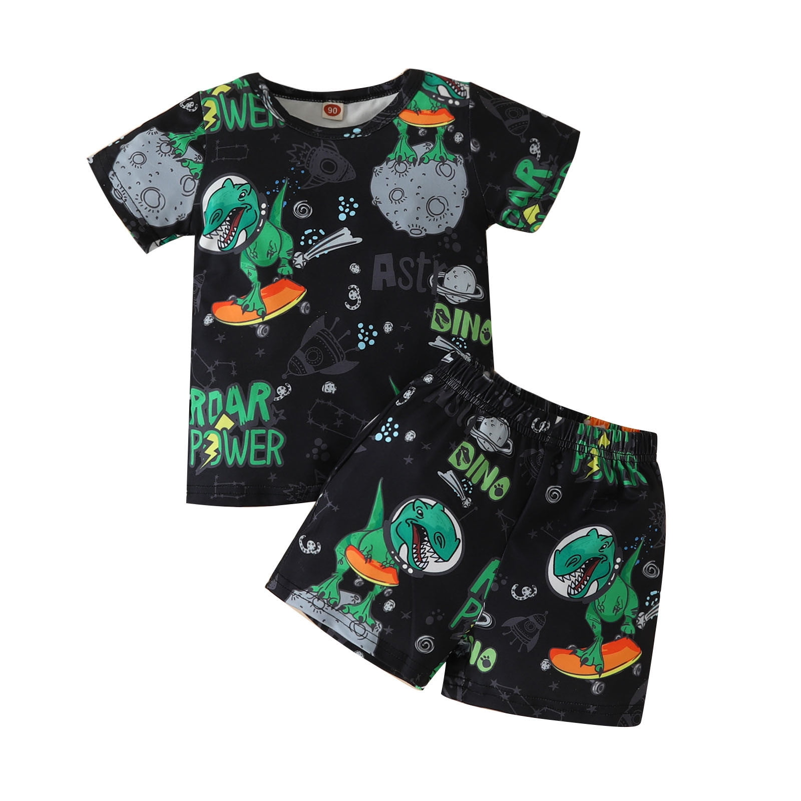 ASFGIMUJ Toddler Boys Clothes Baby Boy Outfit Summer Short Sleeve ...
