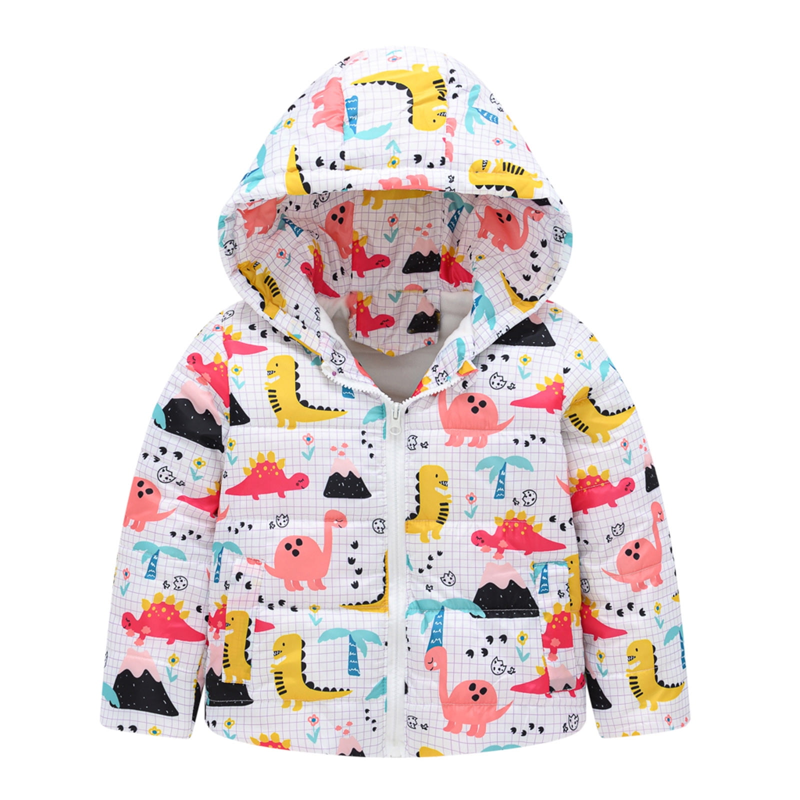 Girls dinosaur coat sale