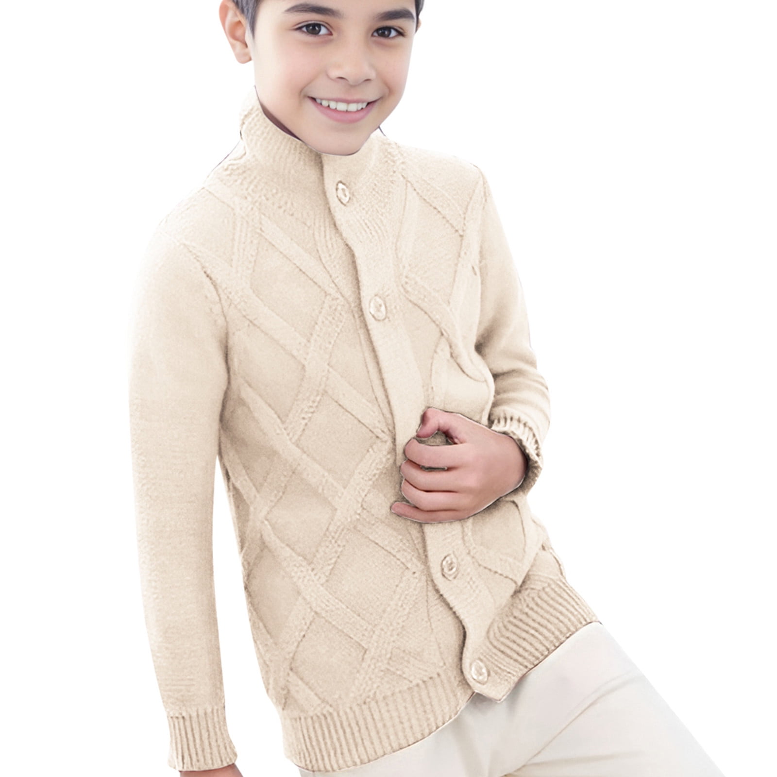Boys beige cardigan deals