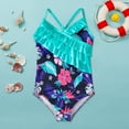 thumbnail image 1 of ASFGIMUJ Toddler Swimsuit Girl 1 Pieces Swimwear Cuhk Ruffled Bathing Suit Summer Floral Baby Bathing Suit Girl,Size 7-8Y, 1 of 9