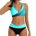 thumbnail image 1 of ASFGIMUJ Women's High Waisted Two Pieces Set Swimsuit, 1 of 9