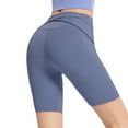 thumbnail image 1 of ASFGIMUJ Women's Solid Color High Waist Lifting Running Fitness Tight Fitting Five Quarter Pants Yoga Pants, 1 of 4