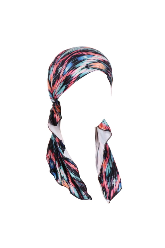 Womens Casual Printed Head Hat Cap Headwear Turban Cap