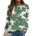 thumbnail image 1 of ASFGIMUJ Womens Daily Home Outdoor Workout Long Sleeve O Neck T Shirt Top Printed Sweatshirt Blouse,Size XXL, 1 of 5