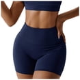 thumbnail image 1 of ASFGIMUJ Womens High Waist Yoga Shorts Abdomen Control Training Running Pants, 1 of 7