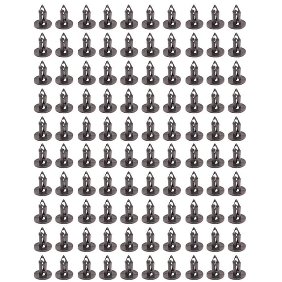 ASFIT-Autoparts 100pcs For Mazda Audi Kia Plastic Rivets Fastener Fender Bumper Push Pin Clips