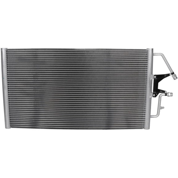 ASFIT-Autoparts 1pc A/C Air Conditioning AC Air Conditioning Condenser Front Side Parallel Flow Aluminum Silver for Chevy for C/K 3500/2500/1500,for GMC for C/K 3500/2500/1500 27.96In-Core Height