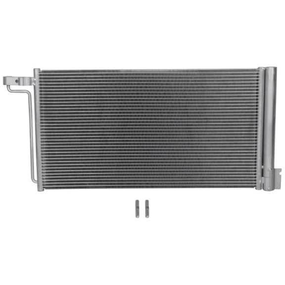ASFIT-Autoparts 1pc A/C Air Conditioning AC Air Conditioning Condenser Front Side Parallel Flow Aluminum Silver for Ford for Focus 2.0L 2015-2018 27.37In-Core Height 0.89In-Inlet Size F1FZ19712A