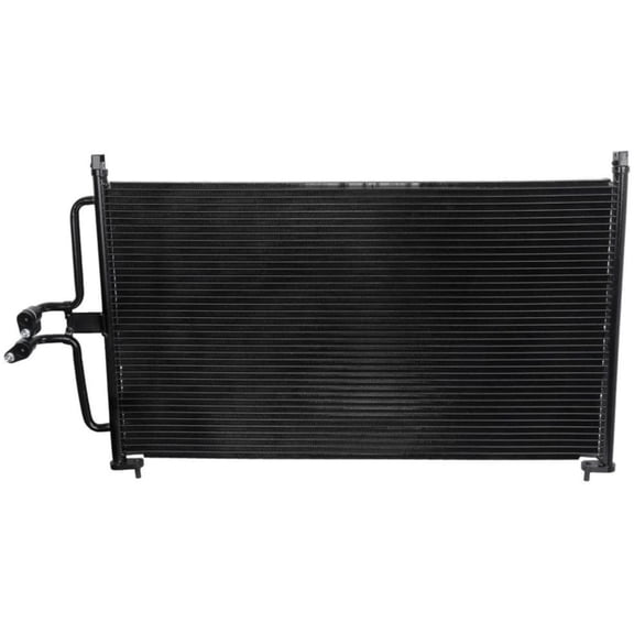 ASFIT-Autoparts 1pc A/C Air Conditioning AC Condenser Front Side Parallel Flow Aluminum Silver for Ford for Escape 3.0L 2004-2007 & 2.3L 2005-2007,for Mazda for Tribute 3.0L 2005-2006 7L8Z19712AA