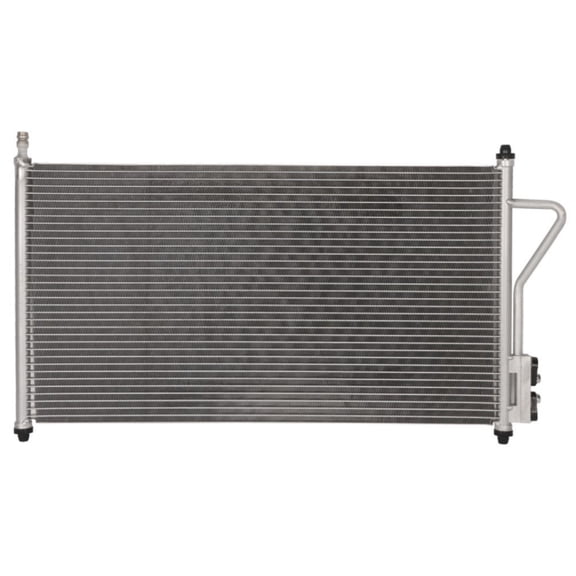 ASFIT-Autoparts 1pc A/C Air Conditioning AC Condenser Front Side Parallel Flow Aluminum Silver for Ford for Focus 2.0L/2.3L 2005-2007 13.82In-Core Height 6S4Z19712A AC3391