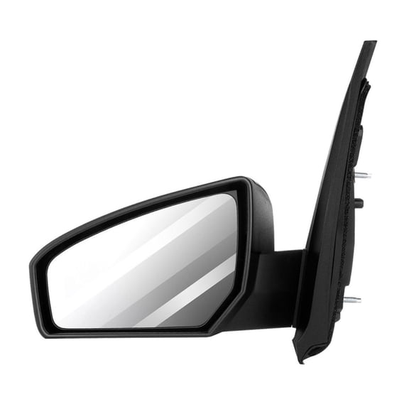 ASFIT-Autoparts 1pc Left Driver Side Black Power Operate Exterior Door Rear View Mirror Door Rear Mirror ABS for Nissan for Sentra Base/S/SE-R/SE-R V/SL 07-12 & 09-12 Injection Molded Non-Fold