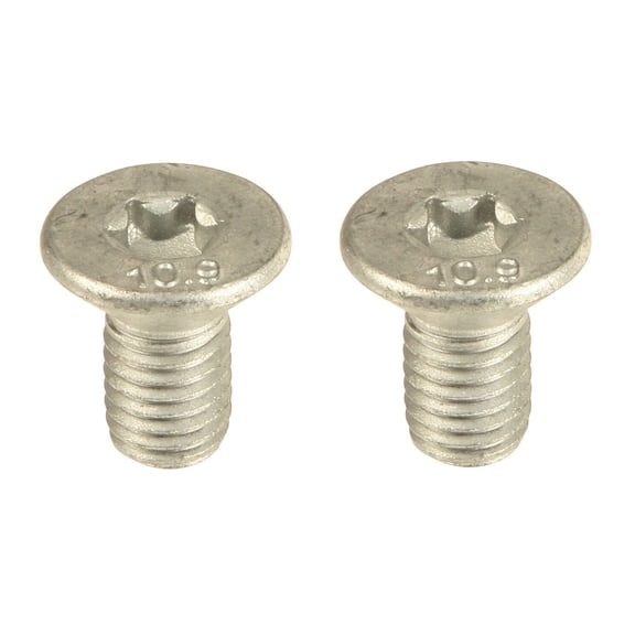 ASFIT-Autoparts 2 Pack-Brake Disc Rotor Retaining Screw T50 Torx-Head Type 19.4mm-Overall Length Aluminum Steel Alloy .5-Thread Size for Mini for Cooper 1.6L 2002-2011