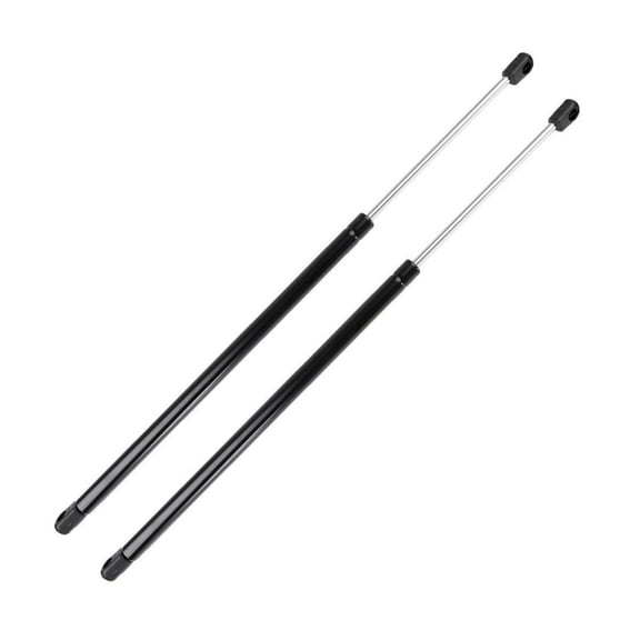 ASFIT-Autoparts 2pcs Hood Lift Supports Front Side Strut Smooth Silver Steel for Benz for C300 2008-2012 for C350 2008-2011 for C63 AMG 2008-2011 15.5 -Actual Compressed Length SG203068 2049800064