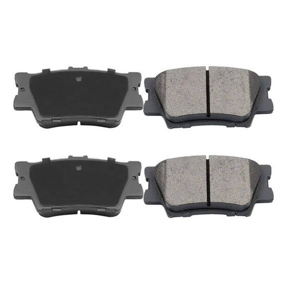 ASFIT-Autoparts 4pcs Disc Brake Pad Set Kit Rear Left Right Thermal Scorched Ceramic Slotted for RAV4 for Matrix for Camry for Avalon for Vibe for HS250h for ES350 for ES300h