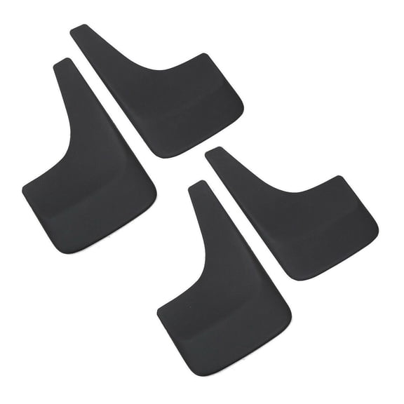 ASFIT-Autoparts 4pcs Flaps Splash Guards 4 Piece Set Plastic Front Rear Left Right for Silverado 1500 01-13,for Silverado 1500/2500HD/3500 Classic 07,for Tahoe 01-14,for Suburban 1500 01-14 Black