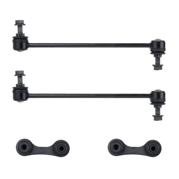 ASFIT-Autoparts 4pcs Suspension Sway Bar Linkages Kit Front Rear Left Driver Right Passenger Side Alloy Steel Powder Coated Greasable for Chevy for Malibu,for Pontiac for G6,for Saturn for Aura