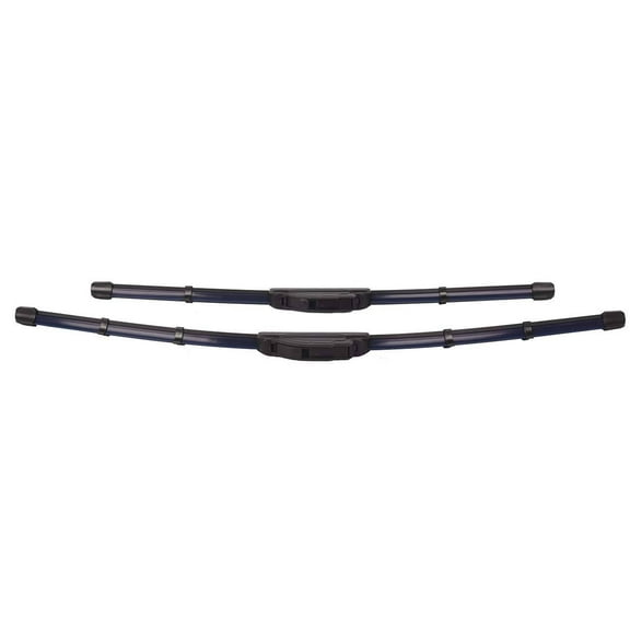 ASFIT-Autoparts 5 Min Coating Wiper 24" + 19" Blue Color Bracketless Windshield Wiper Blades