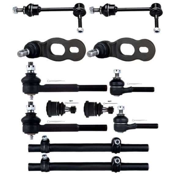 ASFIT-Autoparts Ball Joint Sway Bar Linkage Suspension Kit Front Side Alloy Steel Coated for Ford for Crown Victoria 4.6L 1998-2002,for Lincoln for Town Car 4.6L 1998-2002 Mounting Hardware
