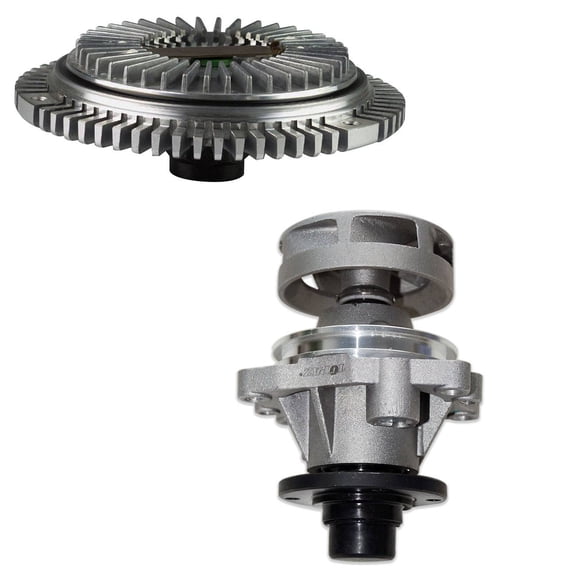 ASFIT-Autoparts Engine Cooling Fan Clutch + Water Pump for BMW E34 E36 E39 E46 E53 X5 323i 325i
