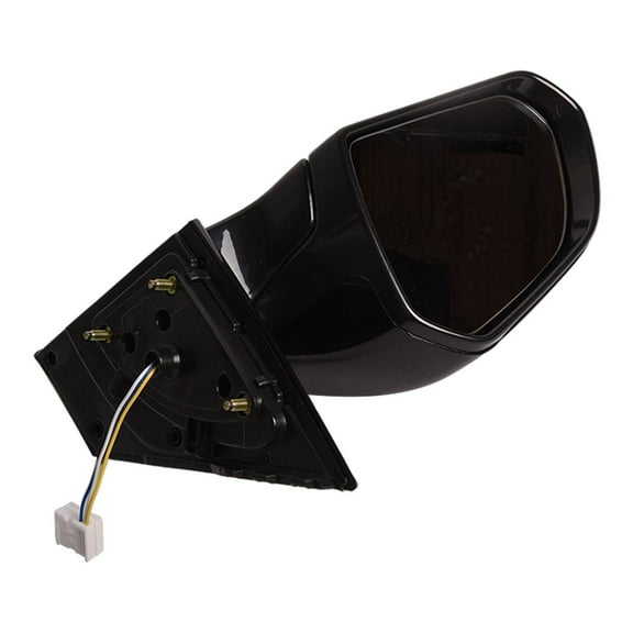 ASFIT-Autoparts Front Driver Side Heated Side Mirror For 2015-2019 Hyundai Sonata Glossy Black