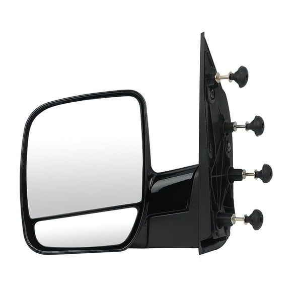 ASFIT-Autoparts Manual Folding Driver Mirror for E350/E150 Club Wagon & Econoline Club Wagon,for E350/E250/E150 Econoline,for E550/E450/E350 SuperDuty,for E550/E450/E350 SuperDuty Left (Black,ABS)