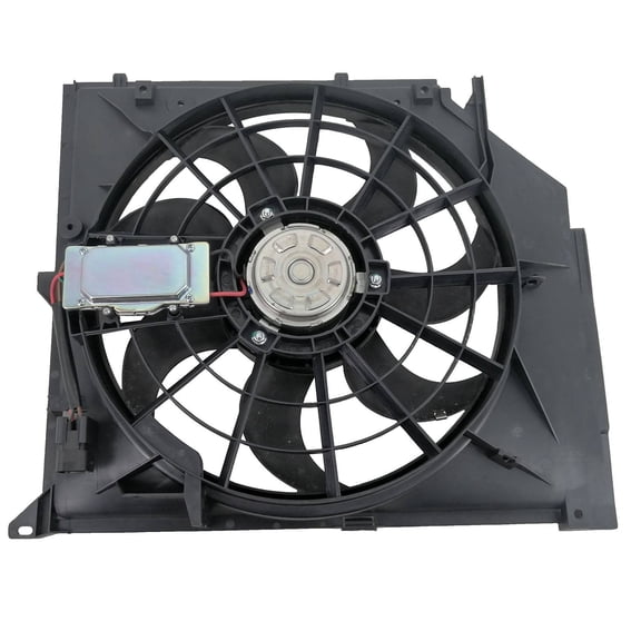 ASFIT-Autoparts Radiator Cooling Fan Assembly Fits for BMW 3 Series 325i 328i 330i E46 1999-2005
