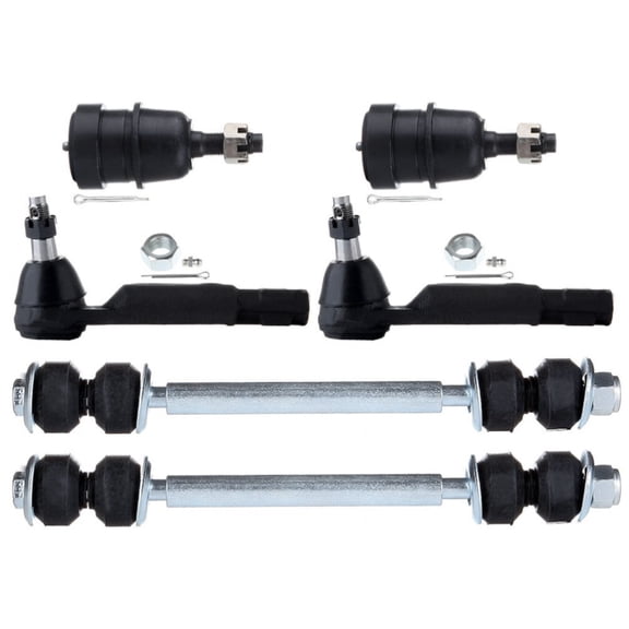 ASFIT-Autoparts Sway Bar Linkage Steering Tie Rod End Suspension Kit Front Lower Side Alloy Steel Coated for Fairmont 82-83 for Granada 81-82 for LTD 84-86 for Mustang 82-93 for Thunderbird 80-88