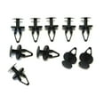 thumbnail image 1 of ASFIT-Autoparts for Pontiac,for GMC,for Chevy,for Cadillac,for Buick Truck Wheel Well Liner Splash Shield Push Retainer Clips 10pc Um Plastic Black, 1 of 9