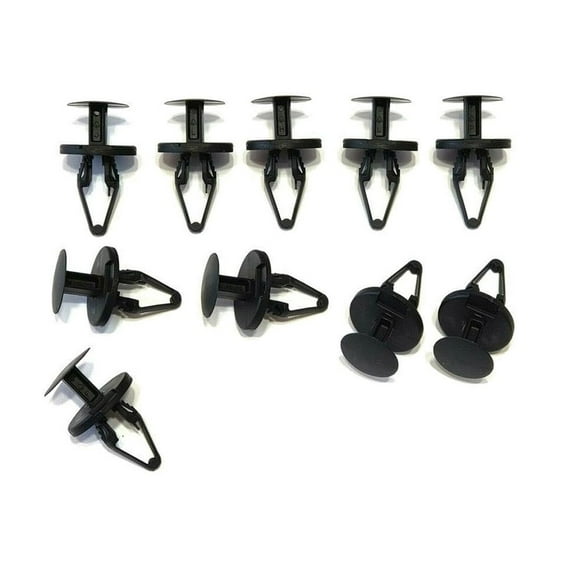 ASFIT-Autoparts for Pontiac,for GMC,for Chevy,for Cadillac,for Buick Truck Wheel Well Liner Splash Shield Push Retainer Clips 10pc Um Plastic Black