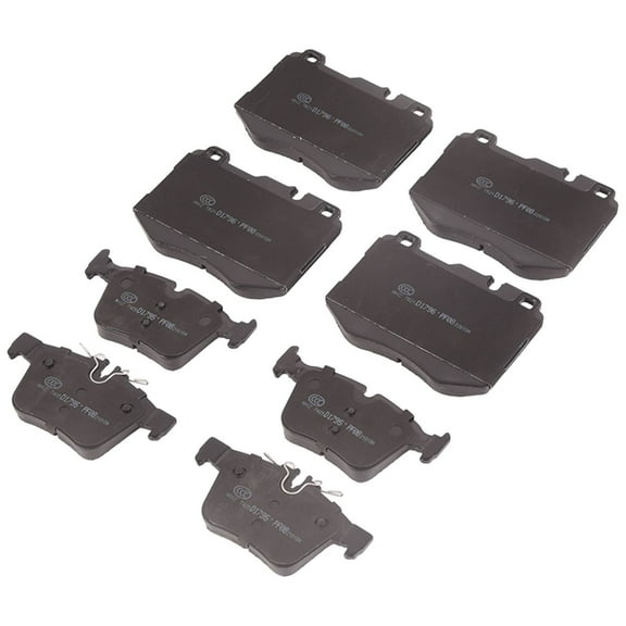 ASFITOYOU- Autoparts 8X Front and Rear Ceramic Brake Pads Kit For Mercedes Benz C300 2016-2021 D1795