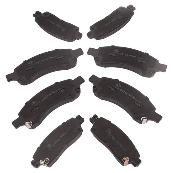ASFITOYOU- Autoparts Front and Rear Ceramic Brake Pad Kit For Chevy Traverse GMC Acadia Envoy Outlook