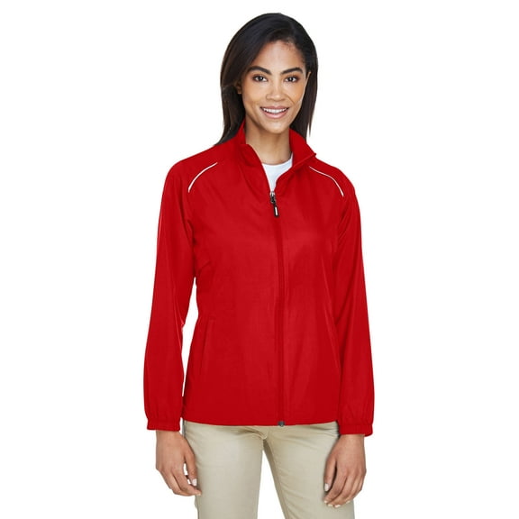 CORE365 78183 Women's Techno Lite Motivate Unlined Lightweight Jacket-Classic Red-M