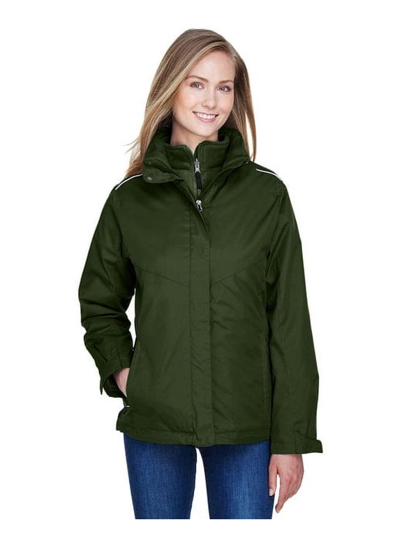 - CORE 365 78205 LADIES' REGION 3-IN-1 JACKET WITH FLEECE LINER, Womens Fleece Jackets