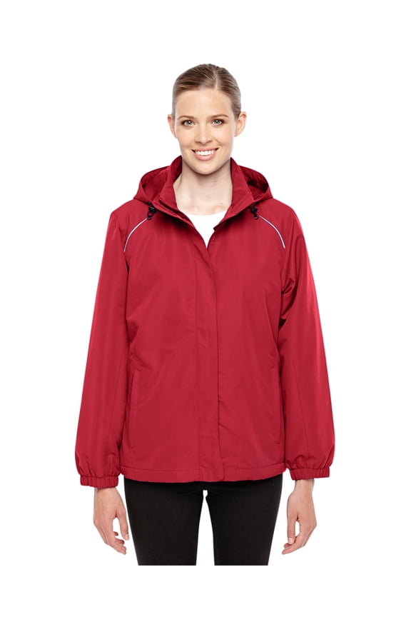 CORE365 78224 Women's Profile Fleece-Lined All-Season Jacket-Classic Red-2XL