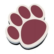ASH10012 - Magnetic Whiteboard Eraser, Maroon Paw by Ashley Productions