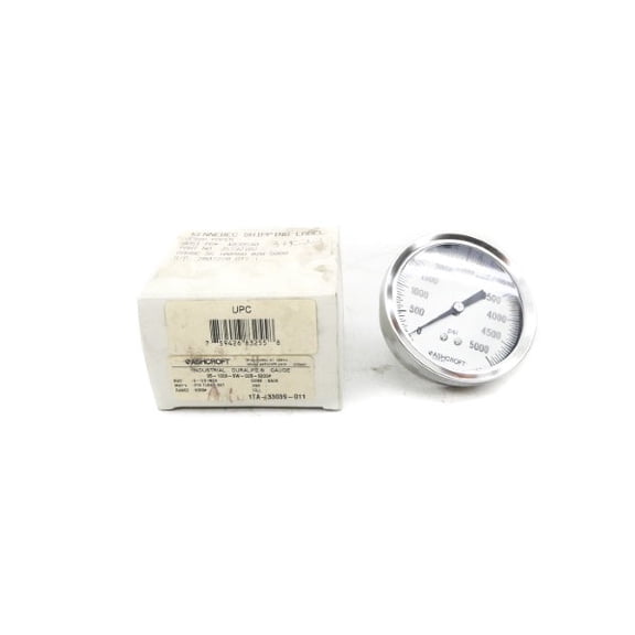 ASHCROFT 35-1009-SW-02B-5000# 5000PSI 3-1/2" NSMP