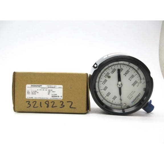 ASHCROFT 45-1279-SSL-04L-3000#BR 3000PSI 4-1/2" NSMP